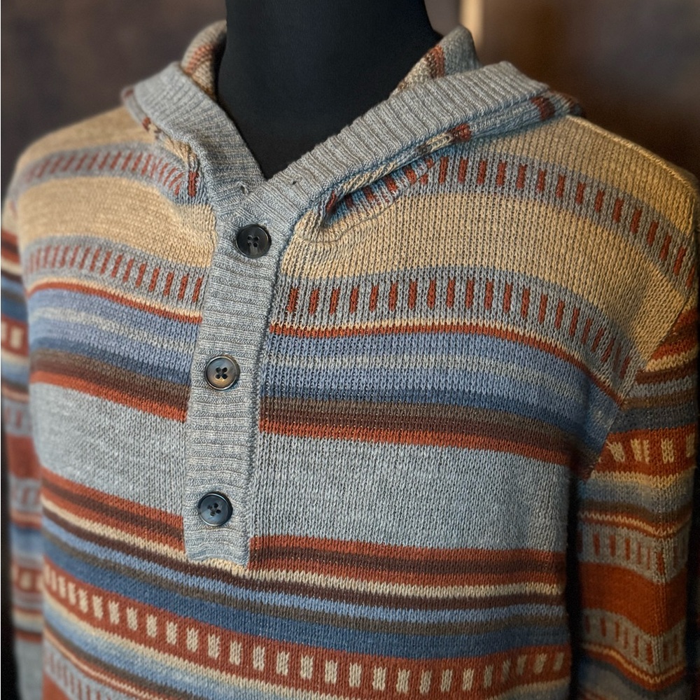 Pendleton Woolen Sweater with Subtle Stripes - image 2